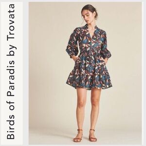 NEW TROVATA yulia shirtdress in laurel leaf M